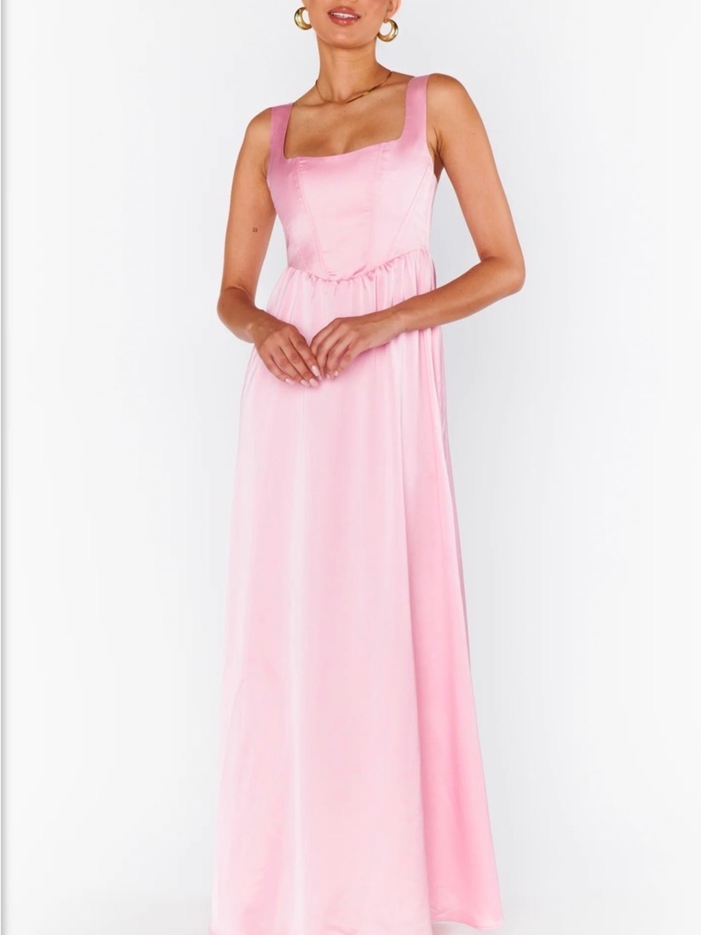 Show me your Mumu Nina Pink satin dress - size small
